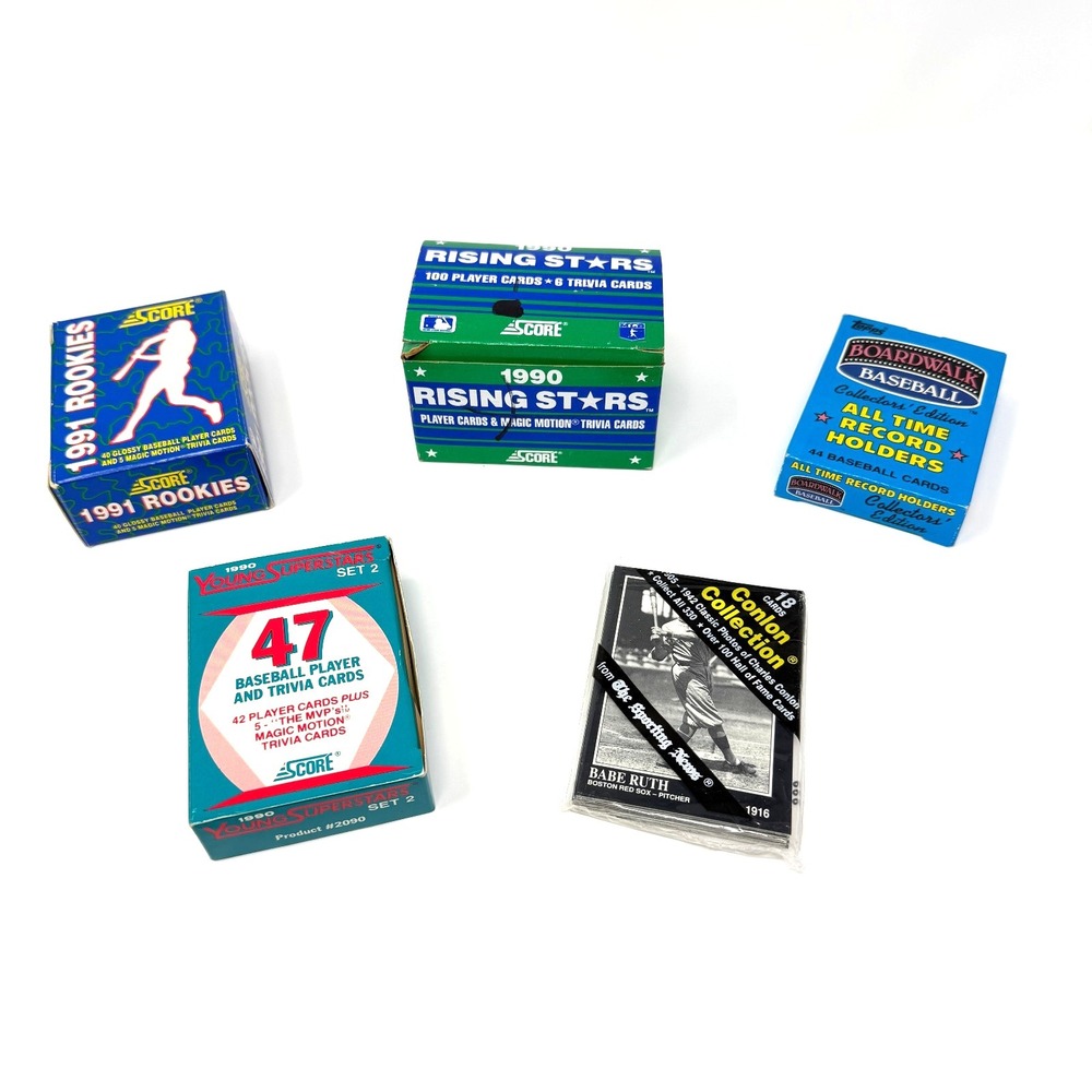 Score Topps Baseball Card Box Set Lot 1990 Rising‎ Stars Young Superstars